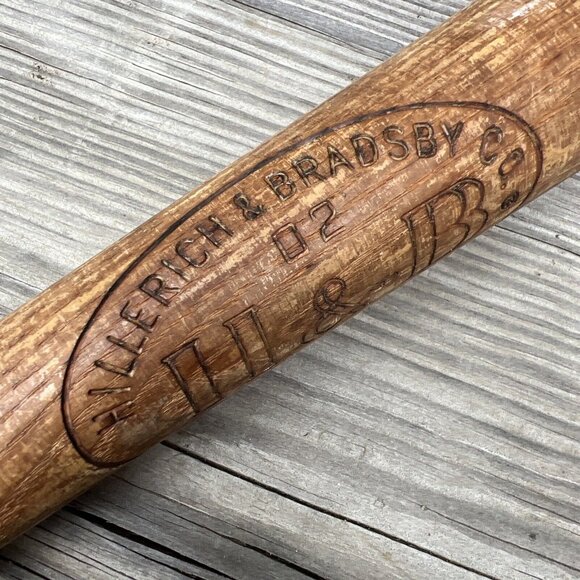 VTG Crackerjack Little League Hillerich & Bradsby Co. 02 Baseball Wood Bat 27" - Picture 3 of 15